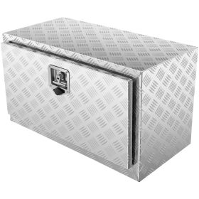 VEVOR Underbody Truck Box, 30"��14"��16" Pickup Storage Box, Heavy Duty Aluminum Diamond Plate Tool Box with Lock and Keys