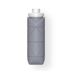 Mini Opvouwbare Siliconen Cup Draagbare Siliconen Telescopische Drinken Inklapbare Koffie Cup Multifunctionele Opvouwbare Silica (Color: Gray)